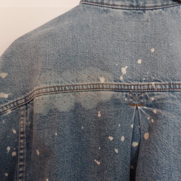 We The Free Opal Swing CALYSPO Denim Jacket Free People XL - Picture 11 of 12